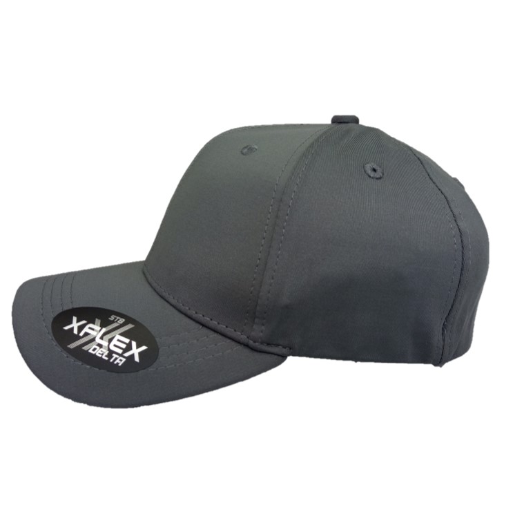 Gorras Visera Curva Lisa Génesis Xflex Delta en Gris