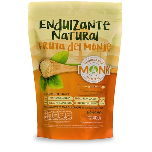 Monk: Endulzante Natural Fruta del Monje 400 g.