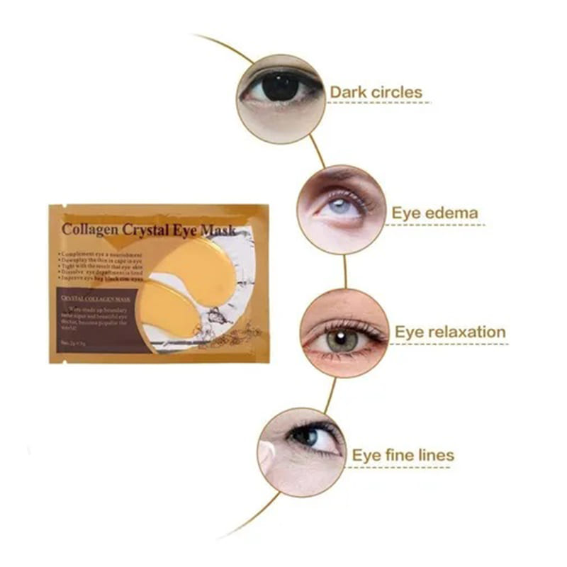 Acido Hialuronico Colágeno 24k + Suero Facial Serum Limpieza 4k Gold Colageno Antiedad+ Parches colágeno