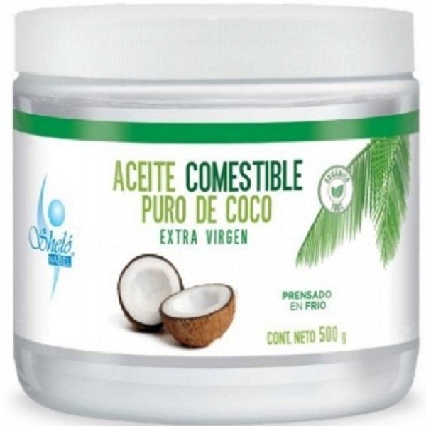 Aceite Comestible Puro de Coco Orgánico y Extra Virgen