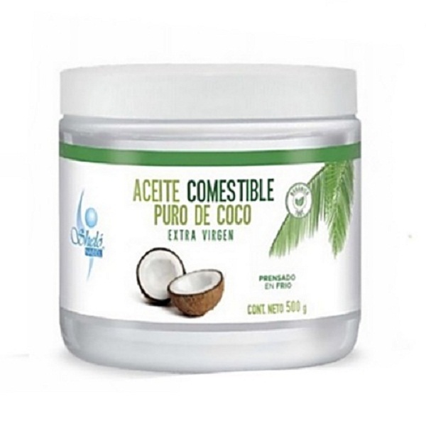 Aceite Comestible Puro de Coco Orgánico y Extra Virgen