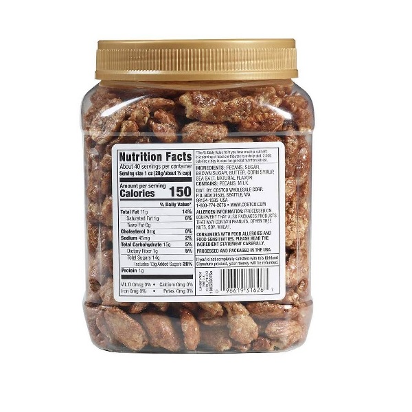 Nuez Garapiñada Pecana Kirkland Signature 1.13 kg