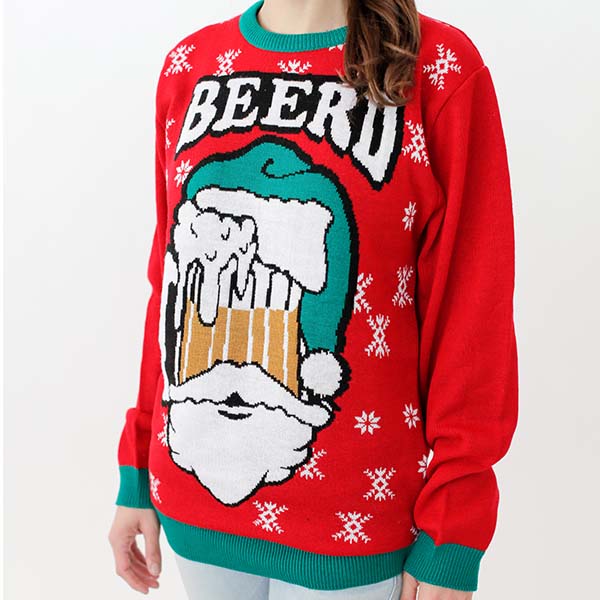 Sueter Navideno Unisex Unitalla diseno cerveza BEERD Ugly Sweater (Leer Descripcion)