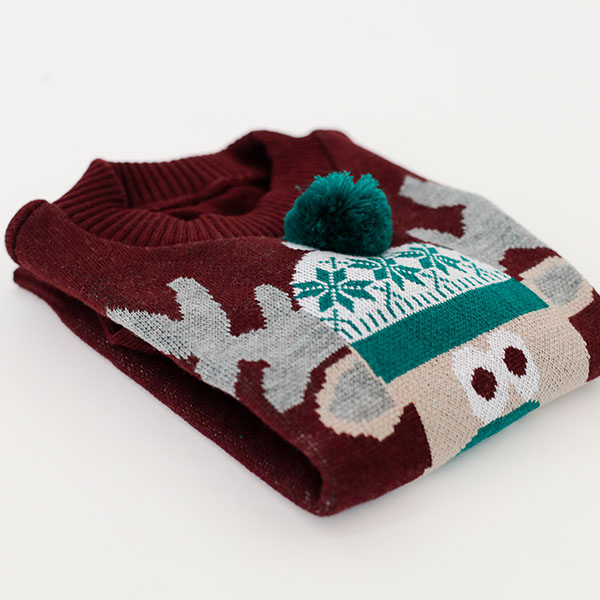 Sueter Navideno Unisex Unitalla diseno de Reno con borla 3D Ugly Sweater (Leer Descripcion)