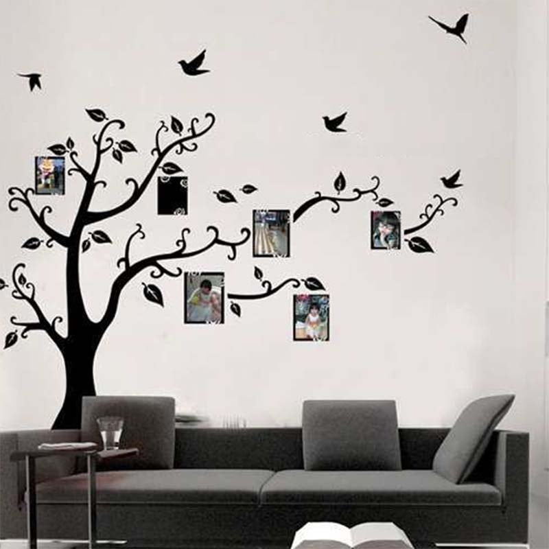 Vinil Arbol Genealogico Decorativo Para Pared