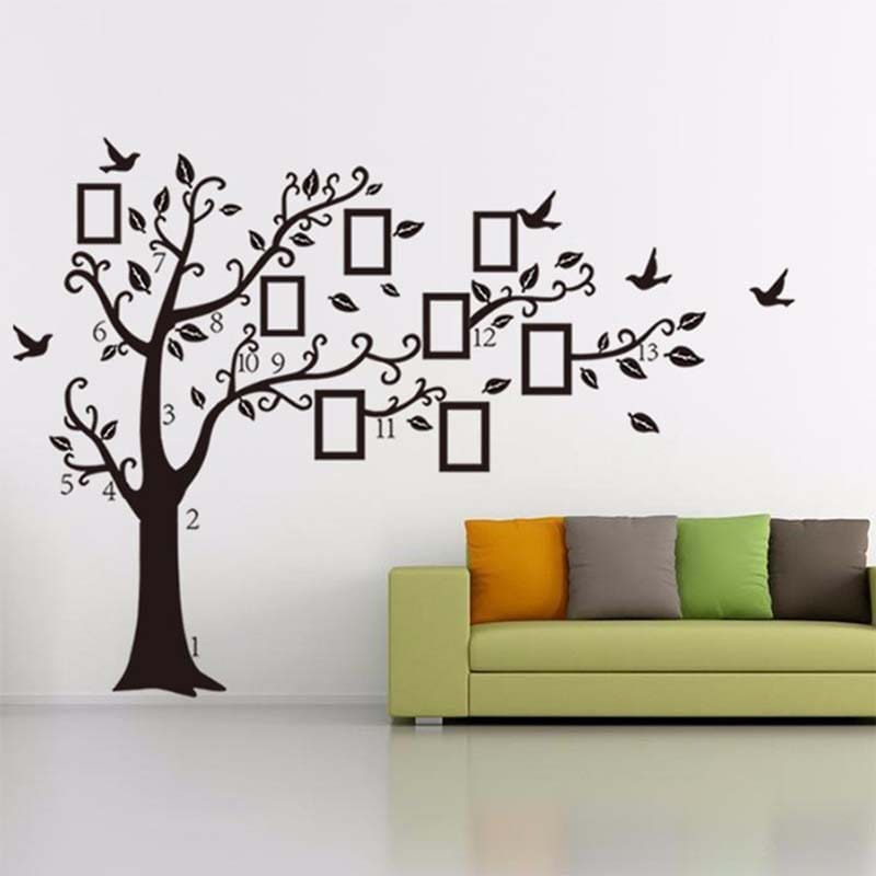 Vinil Arbol Genealogico Decorativo Para Pared