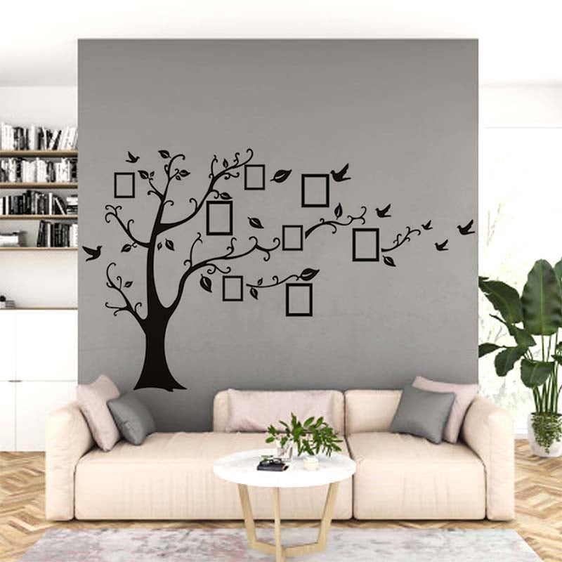 Vinil Arbol Genealogico Decorativo Para Pared