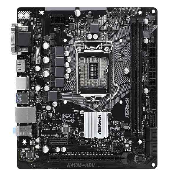 Mother board Asrock H410M-HDV socket 1200 intel HDMI DVI VGA