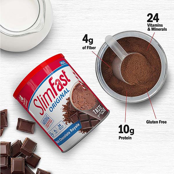 Slim Fast Chocolate Polvo Para Malteadas 425 G suplemento alimenticio