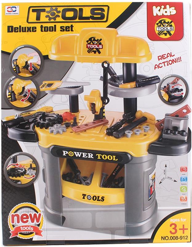 Set Didáctico Herramientas Deluxe Tool- 51 Accesorios Yellow