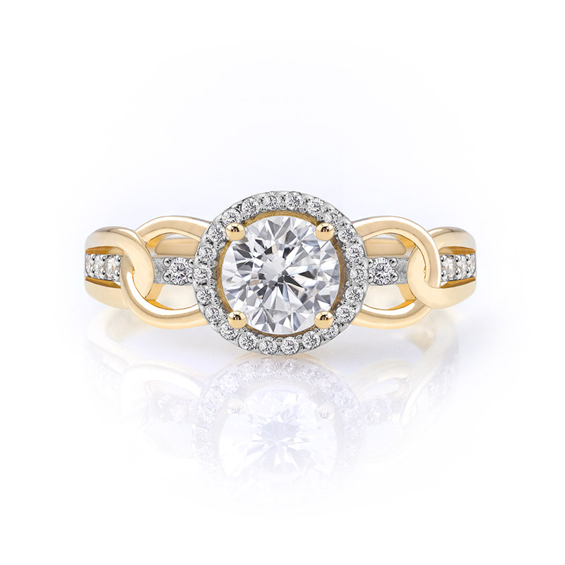 ANILLO DE COMPROMISO GIANNA ORO 10K ABBA JOYAS