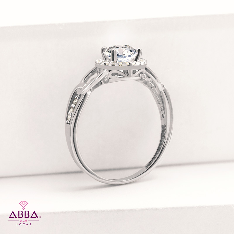 ANILLO DE COMPROMISO GIANNA ORO 10K ABBA JOYAS