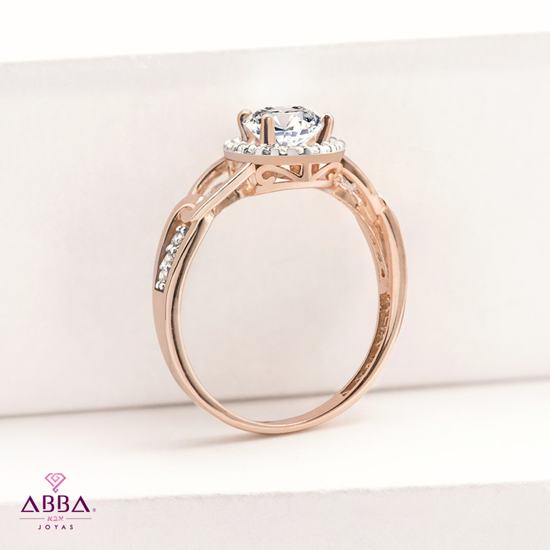 ANILLO DE COMPROMISO GIANNA ORO 10K ABBA JOYAS