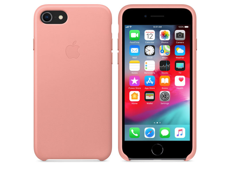 Funda de piel para el iPhone 8 iPhone 7 - Rosa Palido - Apple