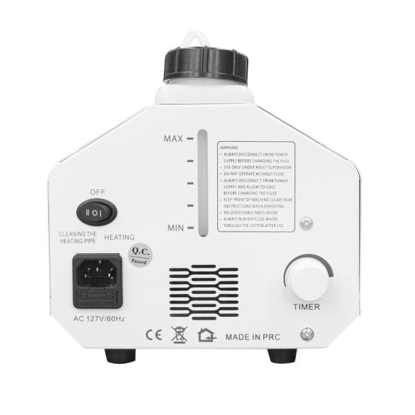 Máquina de humo FOG SANITIZER TWISTER 900 W II Blanca 10,000 pies cúbicos