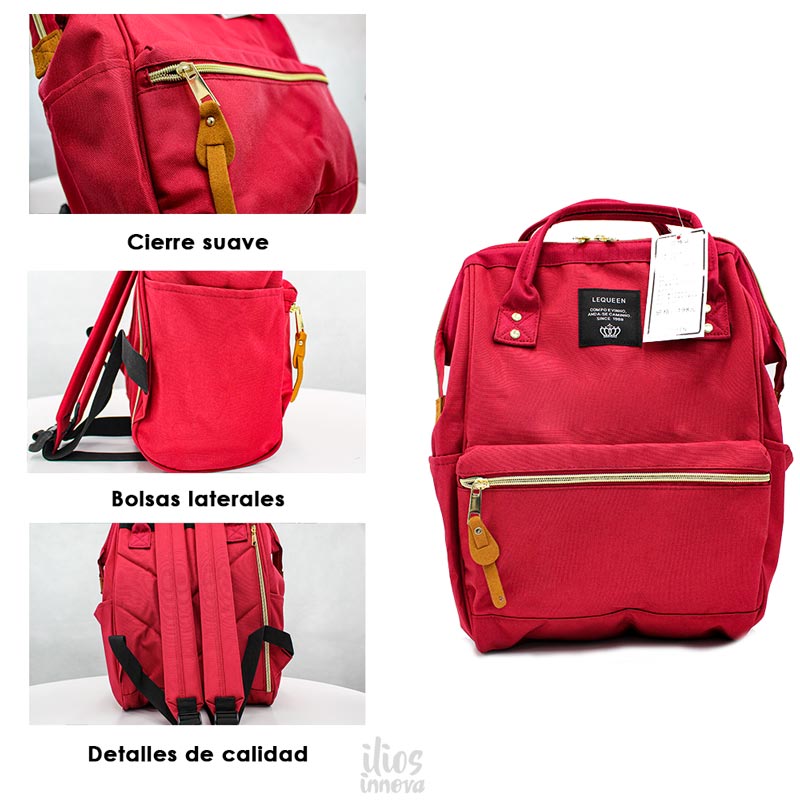 Mochila Pañalera Moderna Multiusos Amplia Básica