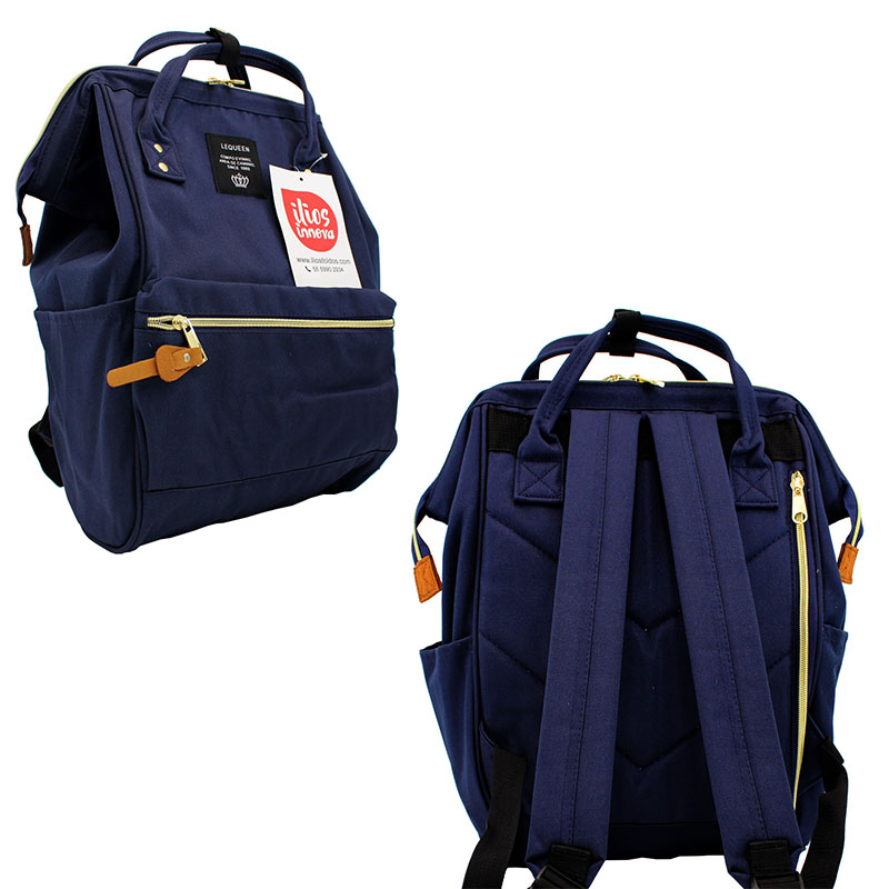 Mochila Pañalera Moderna Multiusos Amplia Básica