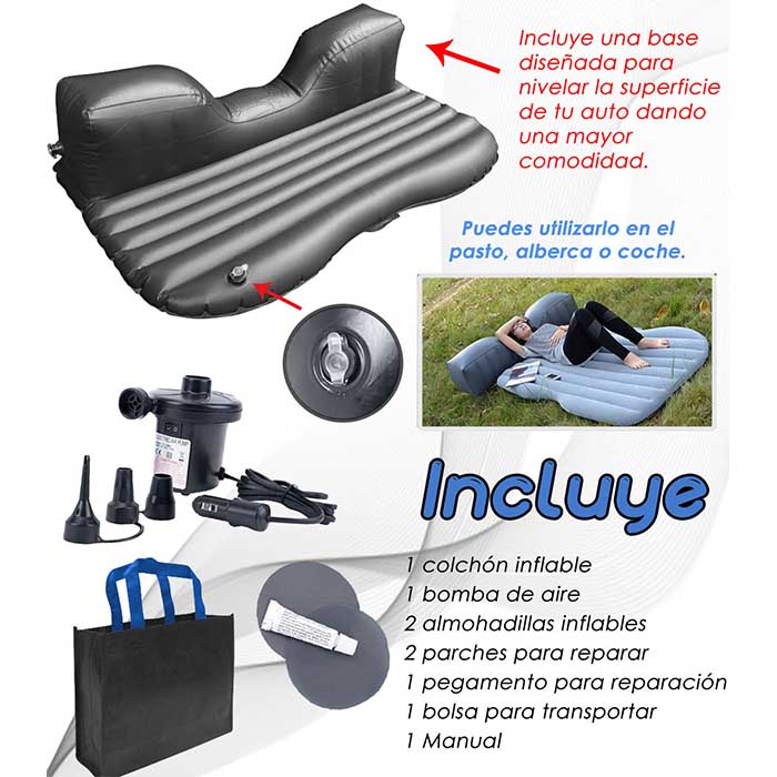 COLCHON INFLABLE PARA AUTO