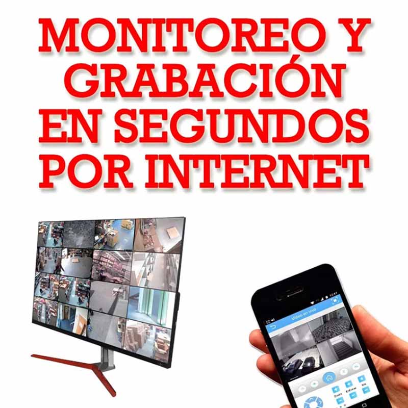 Kit Cctv Video Dvr 4 Camaras Domo Microfono Audio Vigilancia