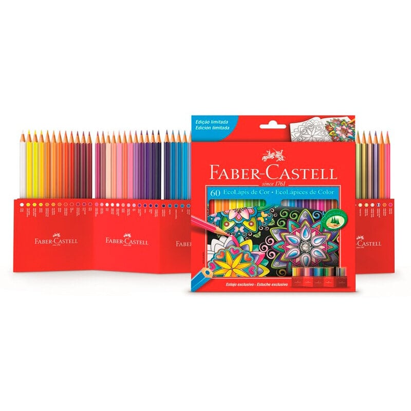 Ecolapiz Color Hex Est c/60  de alta calidad Faber Castell