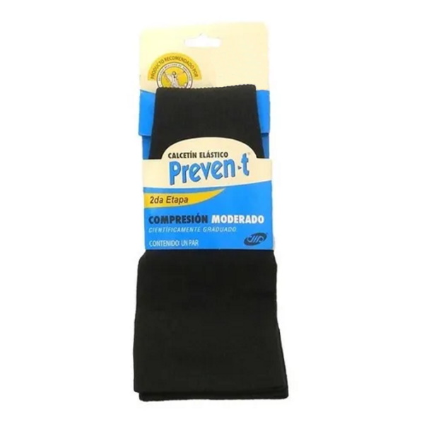 Calcetines de nylon para caballero compresion moderada 19 a 21 mm/Hg, Preven-t