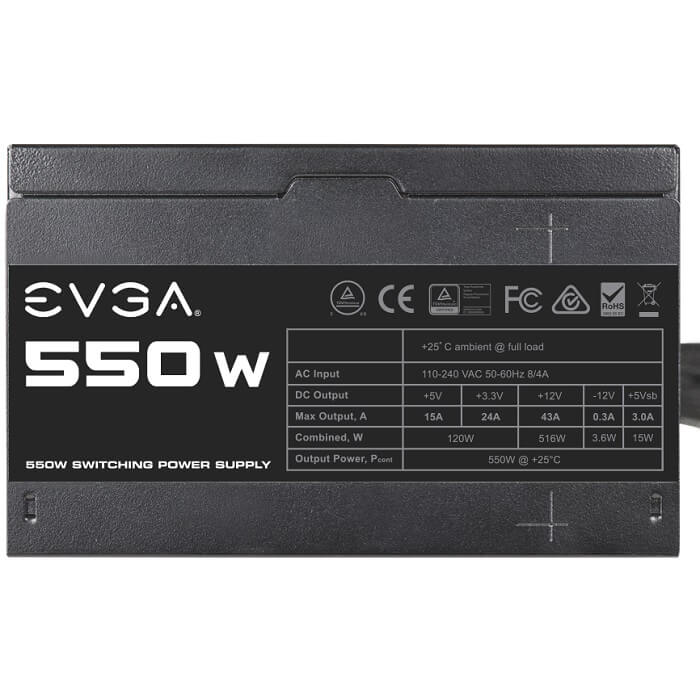 Fuente De Poder EVGA 550W 100-N1-0550-L1