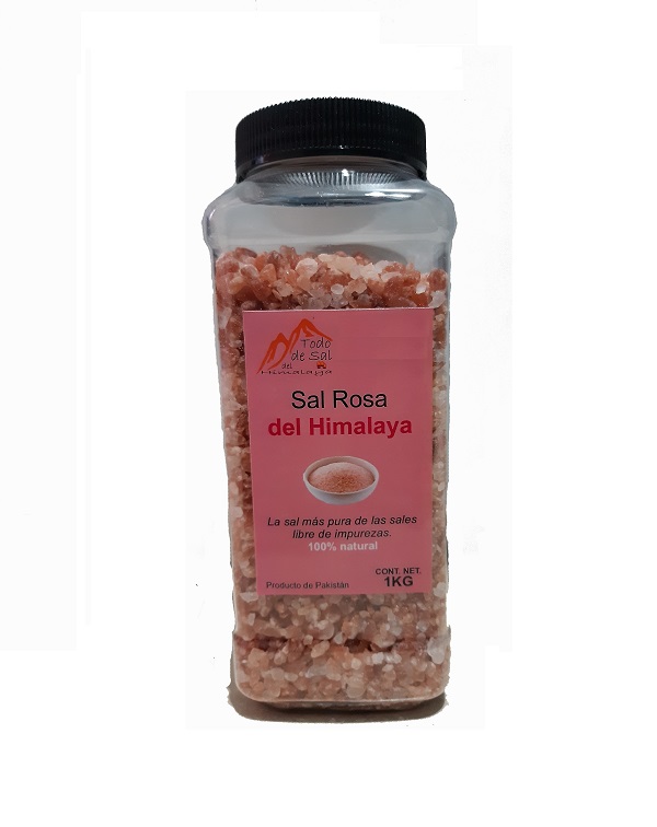 1 Kg Sal Rosa Del Himalaya Natural Grano