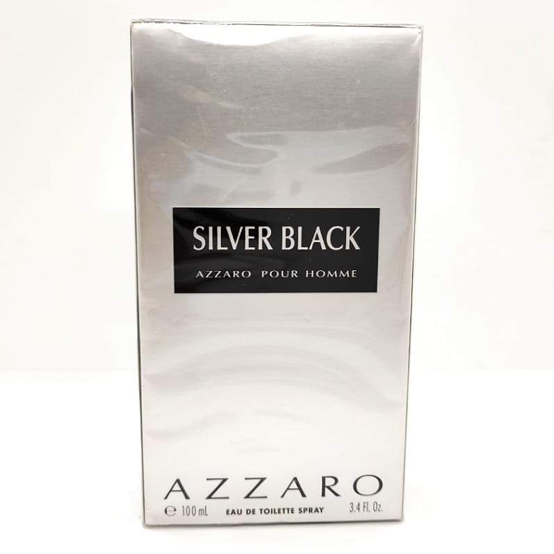 Azzaro Silver Black para hombre Eau De Toilette Spray 3 4 oz 100 ML