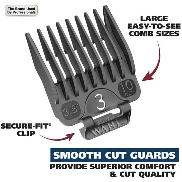 Wahl Chrome Pro Máquina De Rasurar O Cortar Cabello  24 piezas