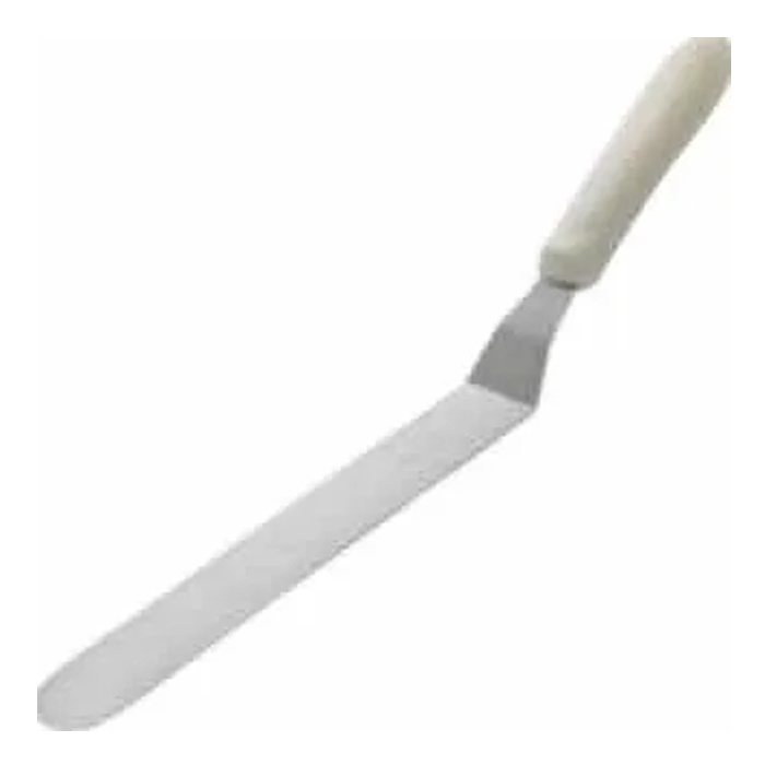 Aleissi Espatula Angular de 20cm para Pastel, Reposteria, Cocina y Fondant