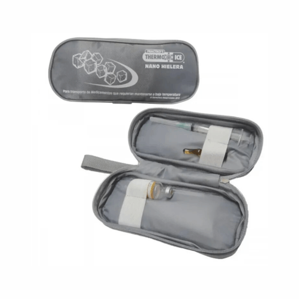 Nano Estuche Hielera Con Gel Refrigerante Para Medicamentos Insulina