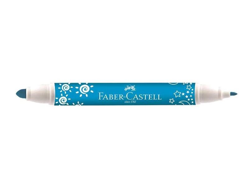 Plumones Doble Punta c/10 lavables Faber- Castell