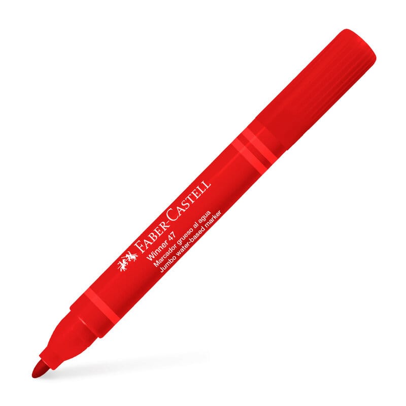 Plumones Gruesos Winner 47 c/12 lavable Faber- Castell