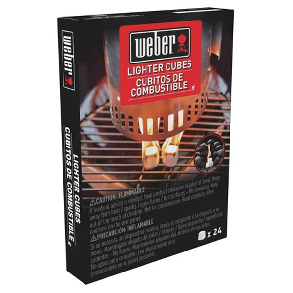 Weber Cubitos De Encendido Para Carbón (24 Cubitos)