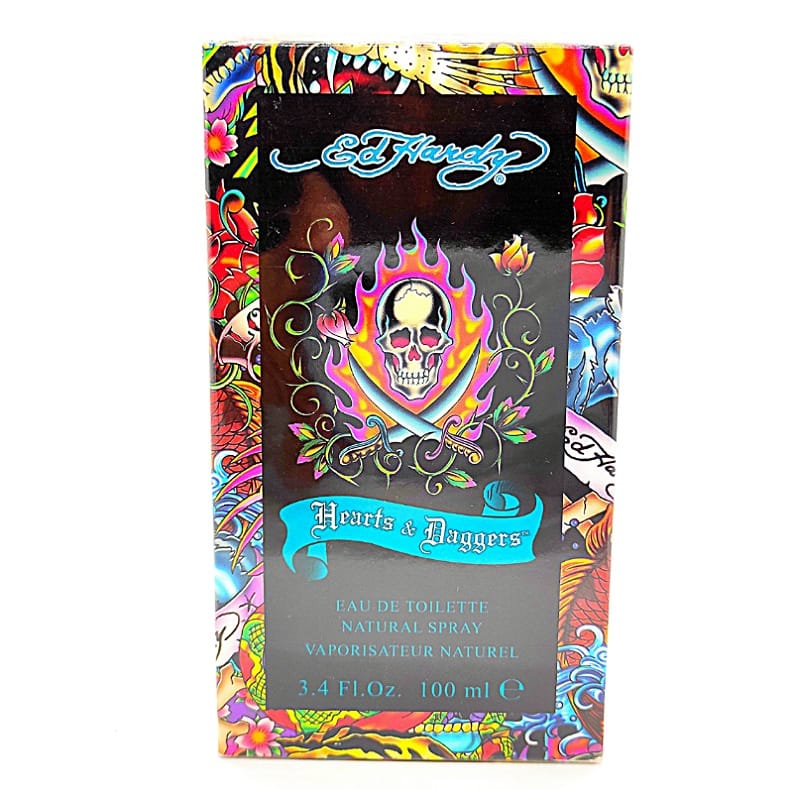 Perfume Ed Hardy Hearts & Daggers Para Hombre De Christian Audigier Edt 100ML.