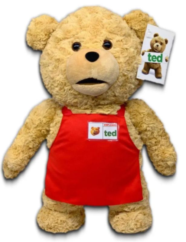 Peluche Oso Ted 2 Delantal Market Movie Grande