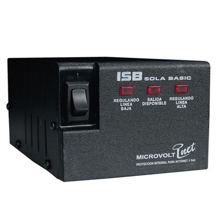 Regulador Industrias Sola Basic MICROVOLT 1200 VA, Negro, Hogar y ...