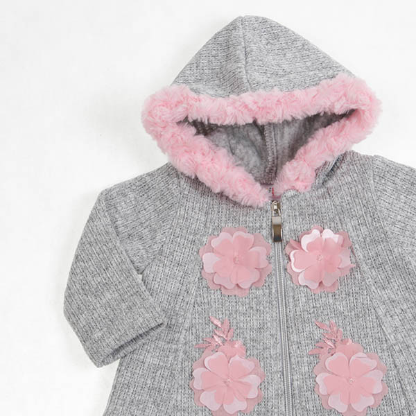 Conjunto Abrigo para Bebé color Rosa 0 a 2 años