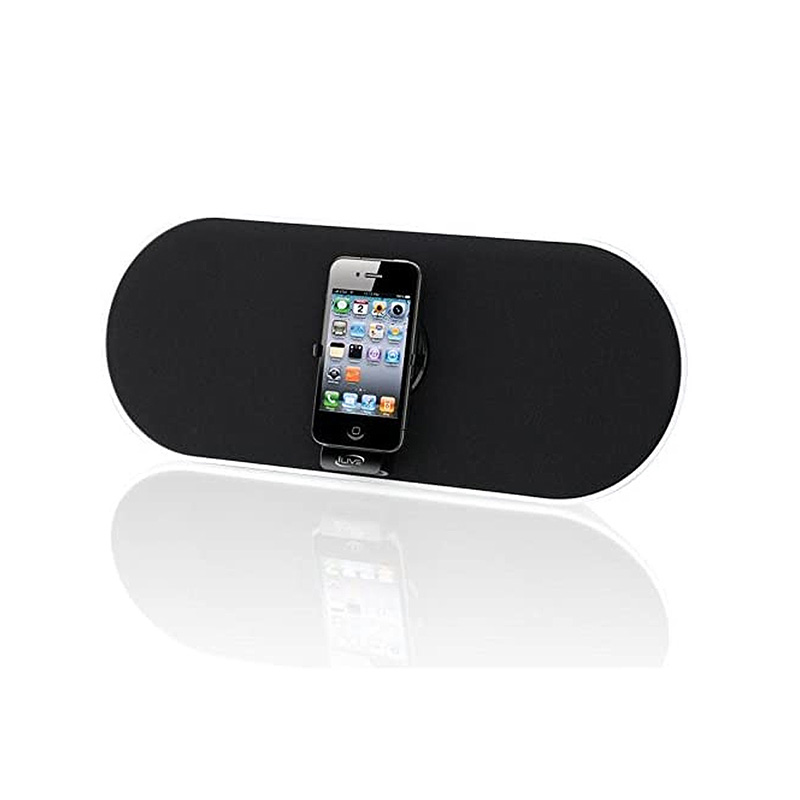 iLive - Bocina Bluetooth y Entrada compatible iPod/iPhone 4 con carga (Negro)