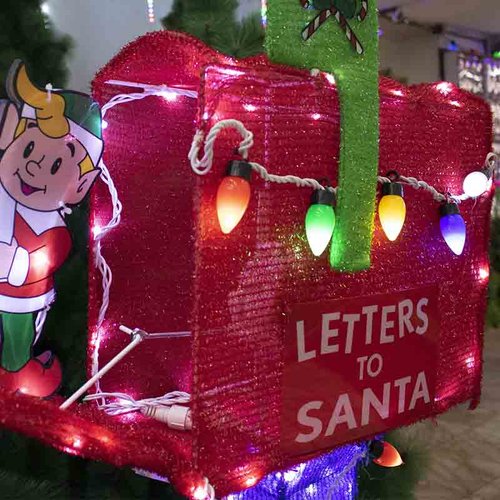 Búzon luminoso con movimiento "Cartas a Santa"