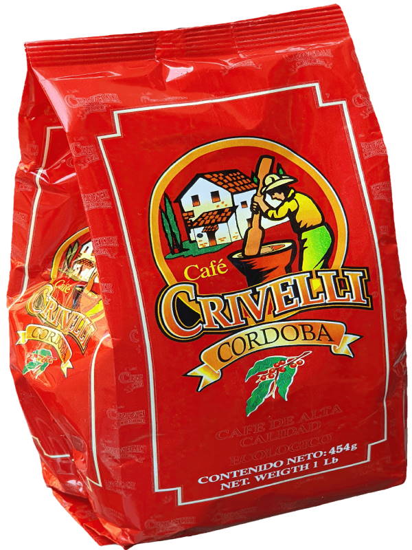 Café Molido 454 Gr Crivelli De Cordoba Veracruz Ecológico Para Exportación