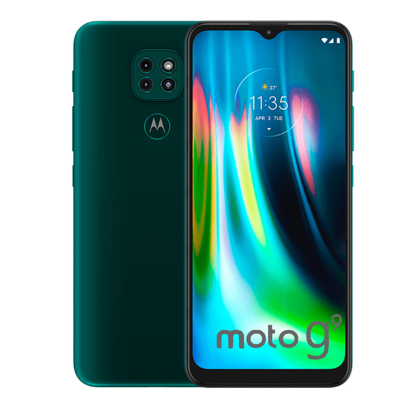 Celular MOTOROLA Moto G9 PLAY 4GB 64GB 6.5" HD+ Triple Camara 48Mpx - Tecnología 3G