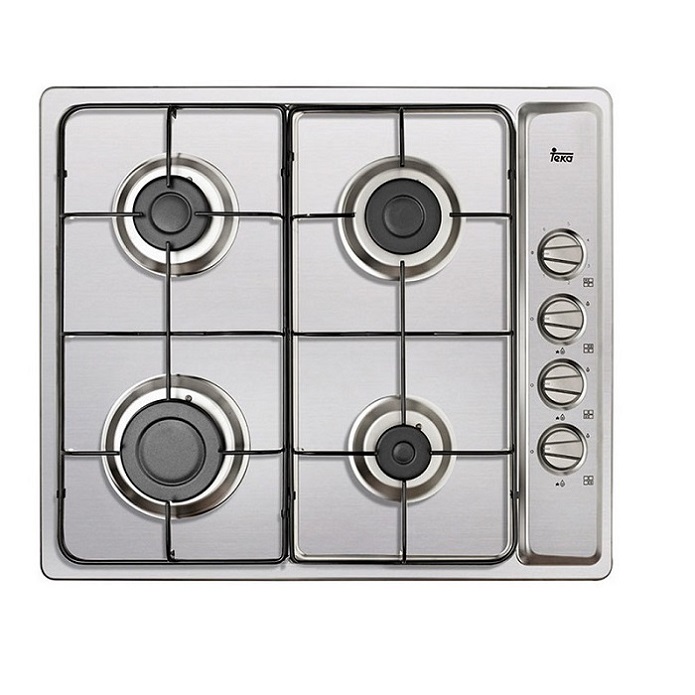 Parrilla de gas Teka EP 60 4G AI de 60cm para empotrar 4 quemadores acero inoxidable ALB