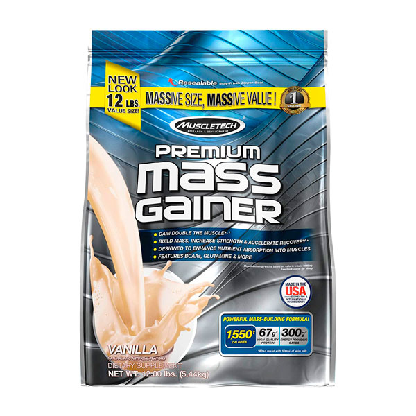 Proteína Muscletech Premium Mass Gainer 12 Lb (16 Srvs) Vainilla