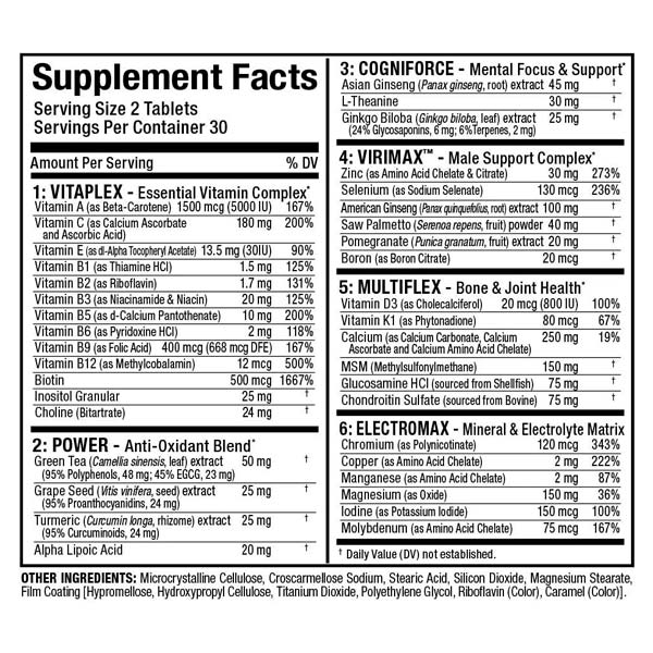 Vitaform Women 60 Tabs (30 Srvs) Sin sabor