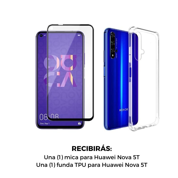 Mica + Funda Huawei Nova 5T