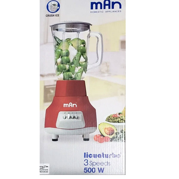 LICUADORA MAN ROJA MODELO LP-1010