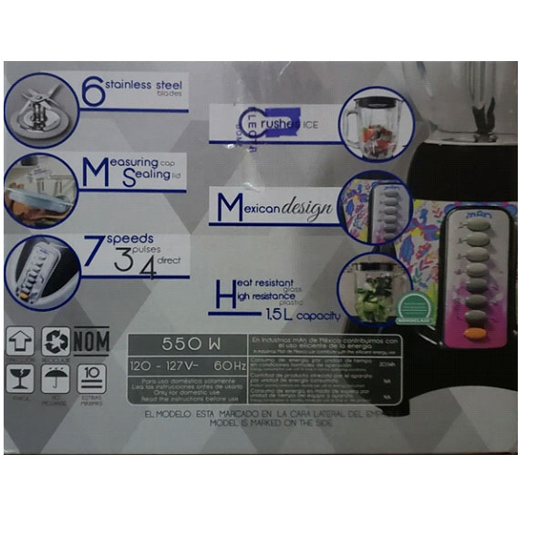 Licuadora Man De 7 Velocidad Tradiciones Lpv807 Muy Bonita