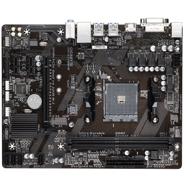 Tarjeta Madre GIGABYTE GA-A320M-H 2xDDR4 PCI-E USB3 Socket AM4