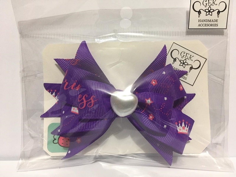 Moño Morado Princess